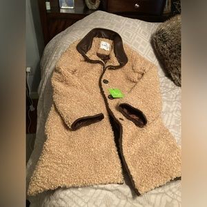 NWT Sam Edelman faux fur coat